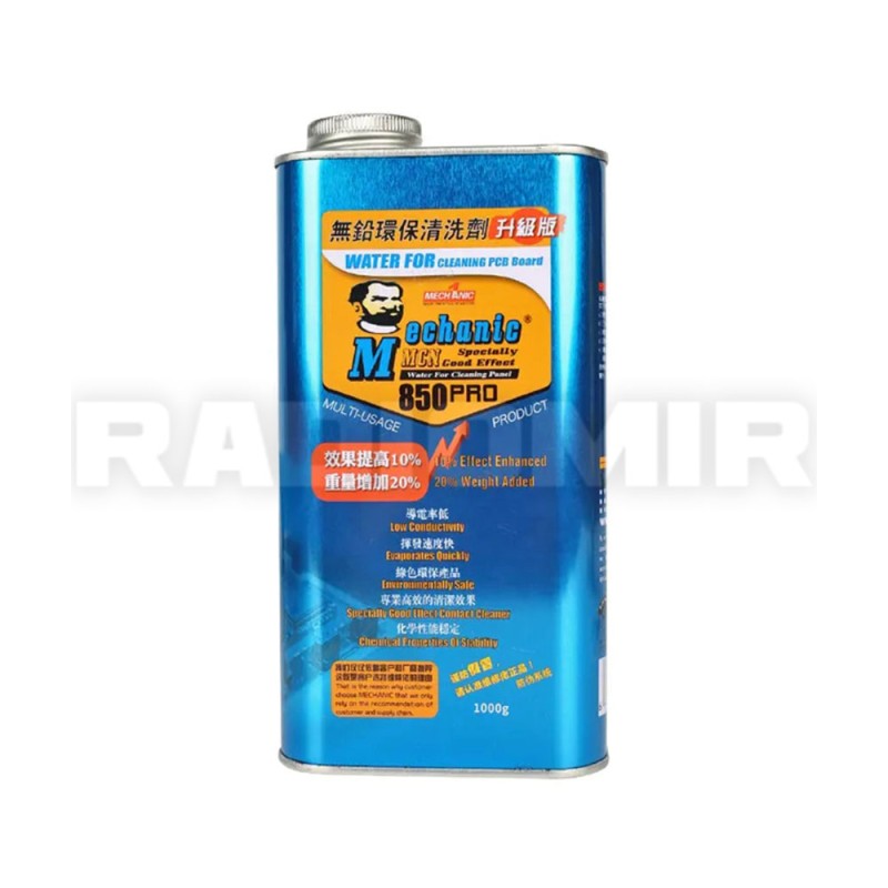 Рідина для для чистки плат та ультразвукових ванн MECHANIC 850 Pro 1000 ml