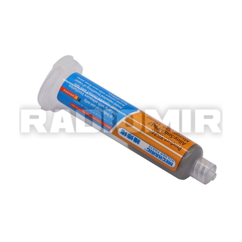 Паяльна паста MECHANIC XG-Z40 Sn63/Pb37 183°C 35g