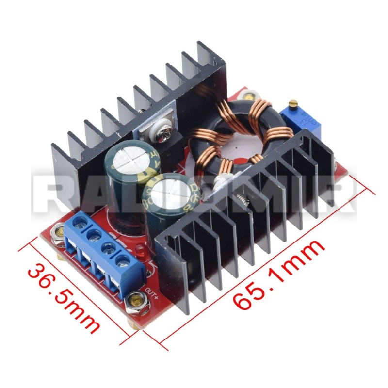 DC-DC-STEP-UP 150W модуль живлення