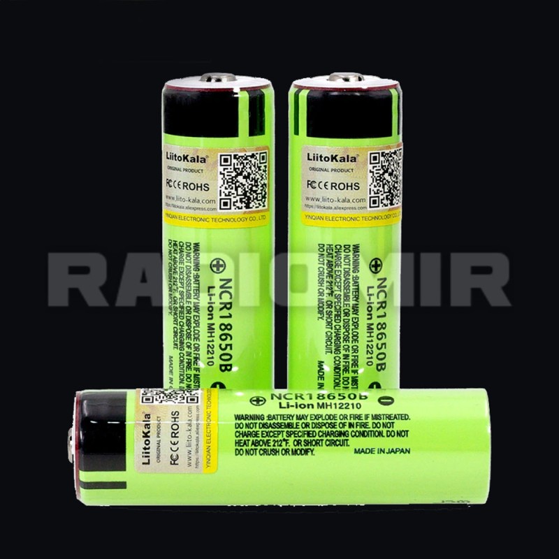 Акумулятор Li-Ion 18650 LiitoKala 34B-JT 3400mAh