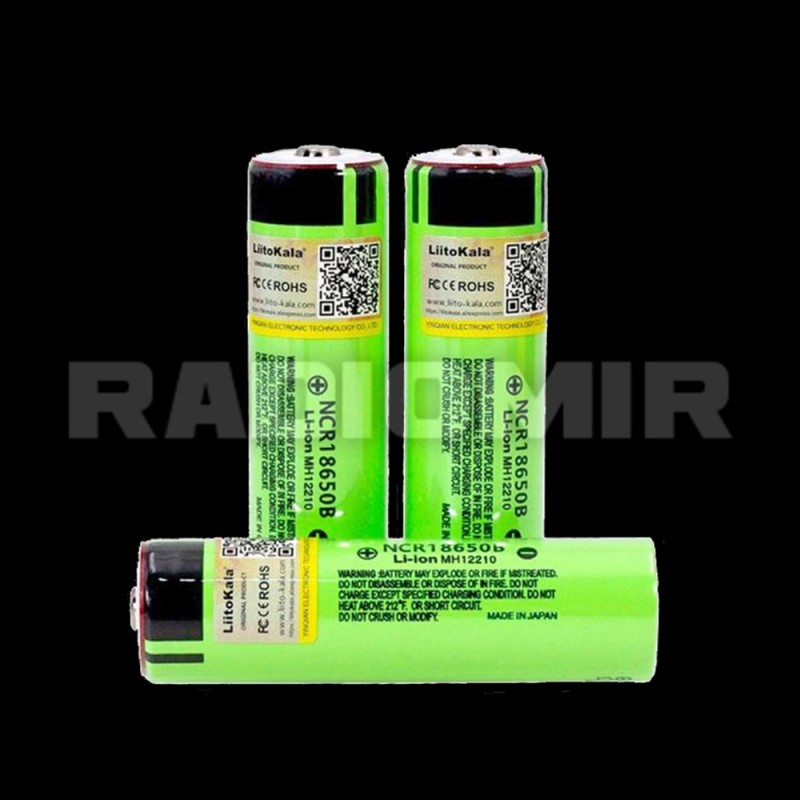 Акумулятор Li-Ion 18650 LiitoKala 34B-PCB 3400mAh з платою захисту