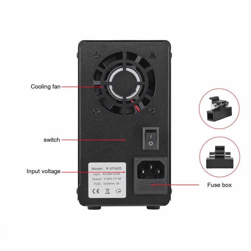 Імпульсний лабораторний блок живлення Nice-Power SPS305 30V 5A