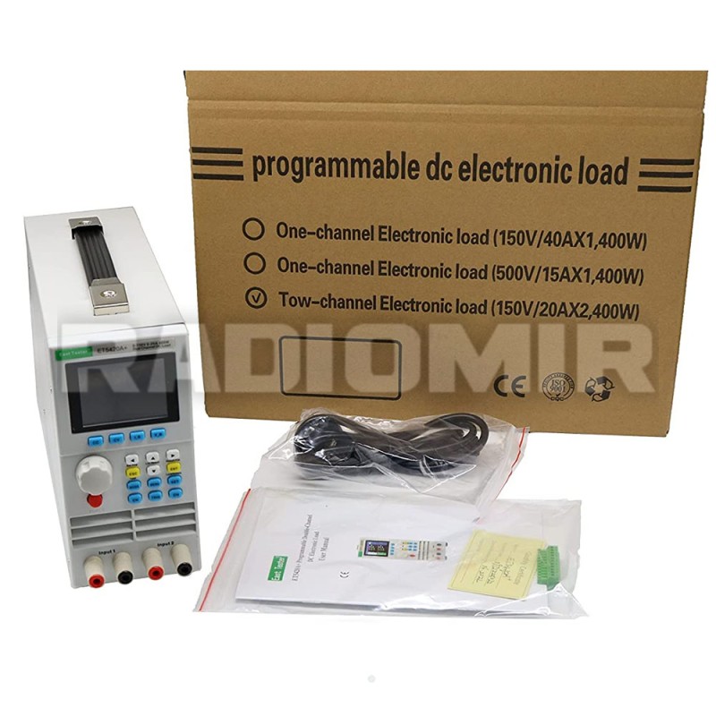 Електронне навантаження East Tester ET5420A+ 2CH 150V 20A 400W